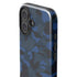 Blue Street Camo iPhone 16 Impact Case